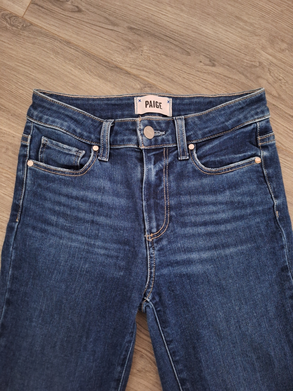 Paige Hoxton Ankle High Rise Skinny Jeans Size 25 Anthropologie - Picture 6 of 16